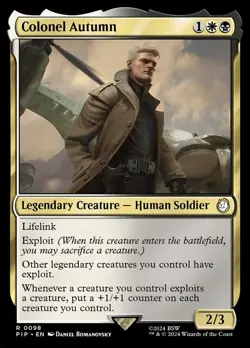 1x - Colonel Autumn - Universes Beyond: Fallout - NM MTG - Image 1