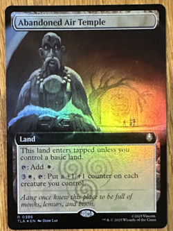 MTG Avatar: The Last Airbender, Abandoned Air Temple - Extended Art Foil - Image 1