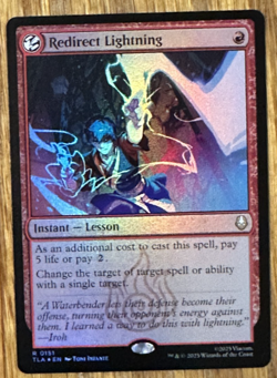 MTG Avatar: The Last Airbender, Redirect Lightning - Foil - Image 1
