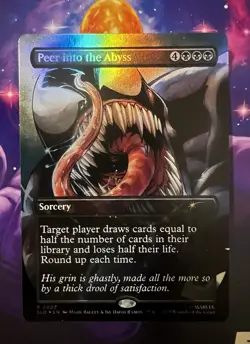 MTG | Peer Into The Abyss (2002) [Secret Lair Spiderman] ✨FOIL✨ - Image 1