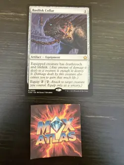 MTG - Foundations, Basilisk Collar - 0669 - FDN - Image 1