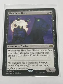 MTG Headless Rider #118 Crimson Vow VOW Magic - Image 1
