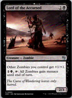 Magic the Gathering Lord of the Accursed Aetherdrift Commander MTG Free Shipping - Image 1