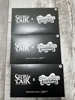 SpongeBob - Secret LAIR Everything Bundle - MTG Foil Edition - SEALED IN HAND - Image 1