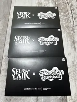 SpongeBob - Secret LAIR Everything Bundle - MTG Foil Edition - SEALED IN HAND - Image 2