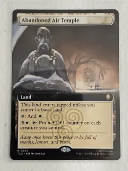 MTG Abandoned Air Temple Extended Art Non-foil R 386 Avatar: The Last Airbender - Image 1