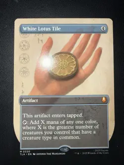 White Lotus Tile, Borderless, MTG Avatar - Image 1