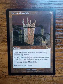 Grim Monolith - Light Play LP - Urza's Legacy - Non-foil - Image 1