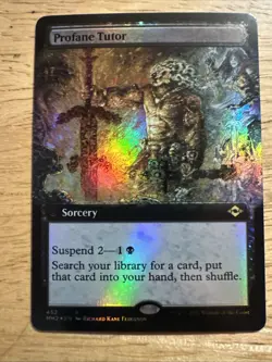 1 x Profane Tutor - Foil - Extended Art - Modern Horizons 2 - NM-Mint - MTG - Image 1