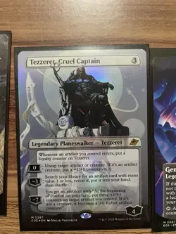 Tezzeret, Cruel Captain (Borderless) Edge of Eternities Foil - Image 1