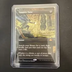 Vampiric Tutor (Borderless) Dominaria Remastered Foil - Image 1