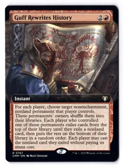 Guff Rewrites History NM* EXTENDED Commander Masters 0767 mtg -UnltdCards - Image 1