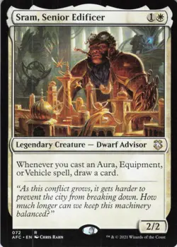 MTG Sram, Senior Edificer (72) | NM | Adv. Forgotten Realms {AFC} - Image 1