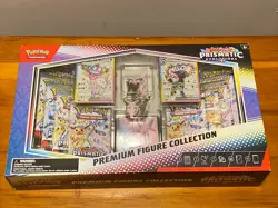 Pokemon Prismatic Evolutions Premium Figure Collection Sealed - Image 1