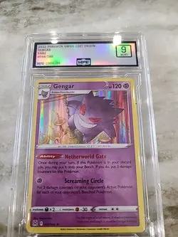 Pokemon Gengar TCG SWSH: Lost Origin Holo Rare Card 066/196 MPE MINT9 - Image 1