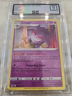 Pokemon Gengar TCG SWSH: Lost Origin Holo Rare Card 066/196 MPE MINT9 - Image 2