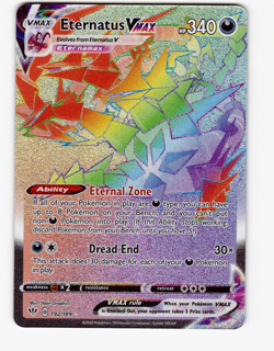 Eternatus VMAX (Secret) 192/189 Swsh03: Darkness Ablaze Holo NM Pokemon - Image 1