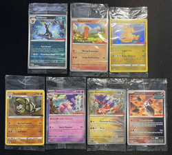 GAMESTOP Stamp Sealed Pokemon Promo Lot - Charmander Umbreon Dragonite Koraidon - Image 1