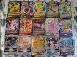 Jumbo Pokemon Cards - Oversized - Pikachu Alakazam Sylveon Etc V, V Max Star - Image 1