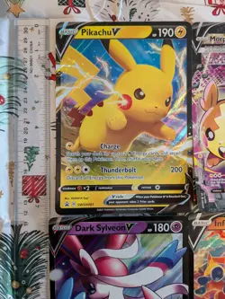 Jumbo Pokemon Cards - Oversized - Pikachu Alakazam Sylveon Etc V, V Max Star - Image 2