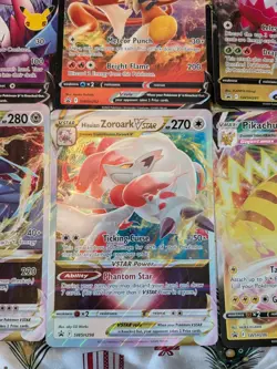 Jumbo Pokemon Cards - Oversized - Pikachu Alakazam Sylveon Etc V, V Max Star - Image 5