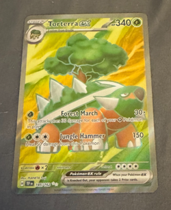 Torterra ex 185/162 - Pokemon SV05: Temporal Forces Full Art Ultra Rare Holo NM - Image 2