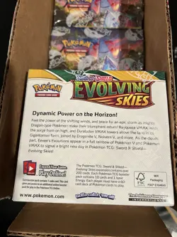 Pokemon TCG Evolving Skies Booster Box Factory Sealed New! 1st Print Release! - Image 2