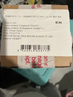 Pokemon TCG Evolving Skies Booster Box Factory Sealed New! 1st Print Release! - Image 4