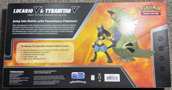 Pokemon TCG Lucario V & Tyranitar V Heavy Hitters Premium Collection Box Sealed 820650856716 - Image 2