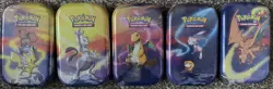 5 x Pokemon Kanto Power Mini Tins H24 - All Different Artwork Brand New & Sealed - Image 1