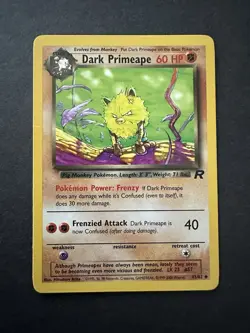 Pokemon Team Rocket Dark Primeape 43/82 - Image 1