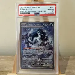 Pokemon TCG Paldea Evolved Chien-Pao EX SIR 261/193 PSA 10 GEM MINT English 💧 - Image 2
