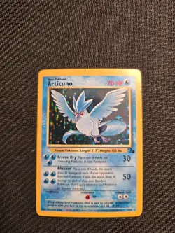 Pokemon Vintage Articuno 2/62 Fossil Holo LP - Image 1