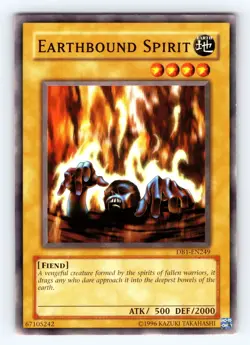 Yugioh Earthbound Spirit DB1-EN249 Common - NM ?? - Image 1