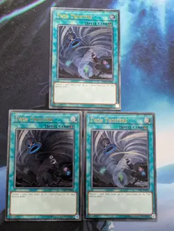 YuGiOh! Twin Twisters OP12-EN002 Ultimate Rare x 3 PLAYSET - Image 1