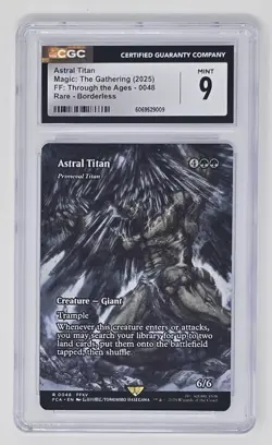 Astral Titan (0048) Borderless CGC 9 (2025) Magic the Gathering Final Fantasy - Image 1