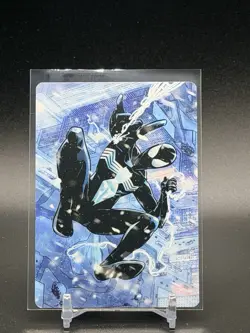 Spectacular Spider-Man (Black) Art Card 52/54 MTG Marvel's Spider-Man - Image 1