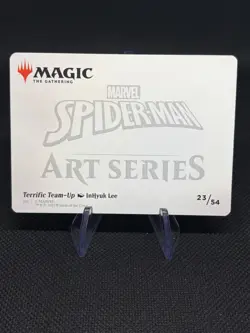 Spider-Man MTG Terrific Team-Up Art Series Card 23/54 Marvel - Image 2