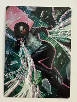 Silk, Web Weaver Art Card (/54) Art Series: Marvel's Spider-Man 29 Regular MTG C - Image 1