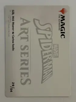 Silk, Web Weaver Art Card (/54) Art Series: Marvel's Spider-Man 29 Regular MTG C - Image 2
