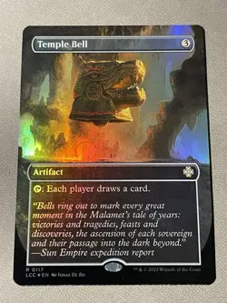 Temple Bell (Borderless) #117 (Foil) (NM) Lost Caverns of Ixalan LCC Magic MTG - Image 1