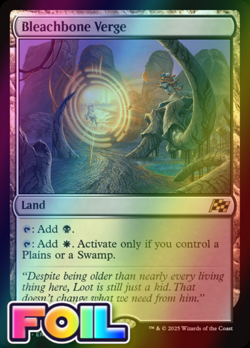 x1 Bleachbone Verge DFT Aetherdrift MTG 250 FOIL RARE M/NM 1x - Image 1