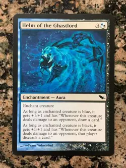 MTG Helm of the Ghastlord x1 Shadowmoor NM, Magic the Gathering - Image 1