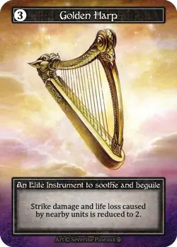 Golden Harp (FOIL) - Sorcery Arthurian Legends - Elite - Image 1