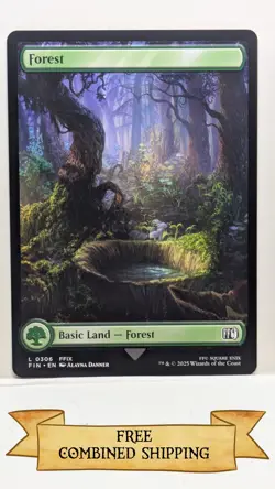 Magic The Gathering: 3x FINAL FANTASY (FIN) Full Art Forest - Image 2