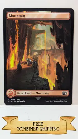 Magic The Gathering: 3x Final Fantasy (FIN) Full Art Mountain - Image 3
