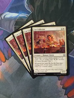 Cat Collector x 4 | 7% Off 2+ | Foundations | NM | MTG - Image 1