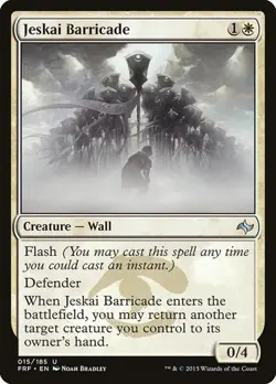 1x Jeskai Barricade NM Eng MTG - Fate Reforged - Image 1