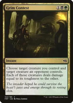 1x Grim Contest NM Eng MTG - Fate Reforged - Image 1
