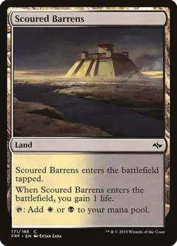 1x Scoured Barrens NM Eng MTG - Fate Reforged - Image 1